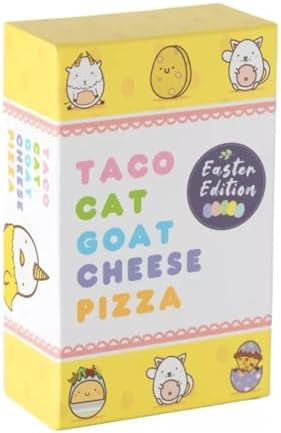 Taco Cat Goat Cheese Pizza Easter Edition Card Game box art