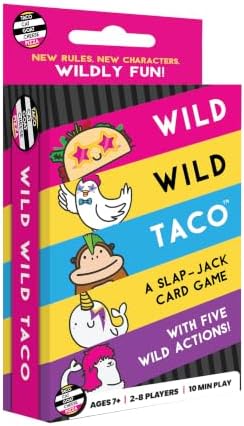 Wild Wild Taco Slap-Jack Card Game box art